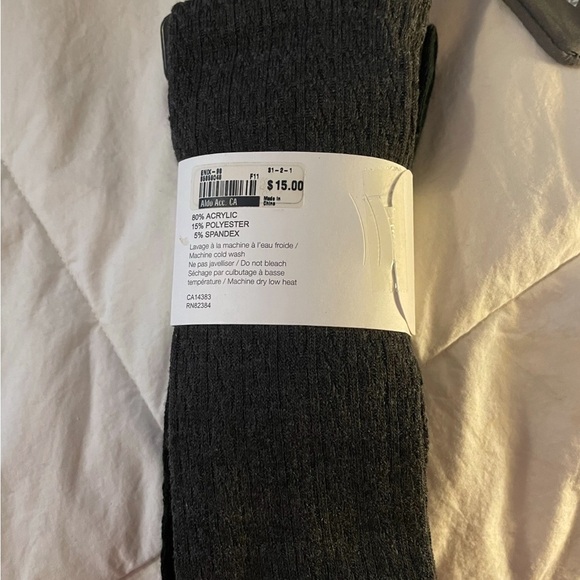 Aldo Black and grey Duo knee Socks❤️ - Picture 3 of 5